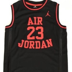 NWT Nike Air Jordan Jumpman Black/Red Jersey, XS